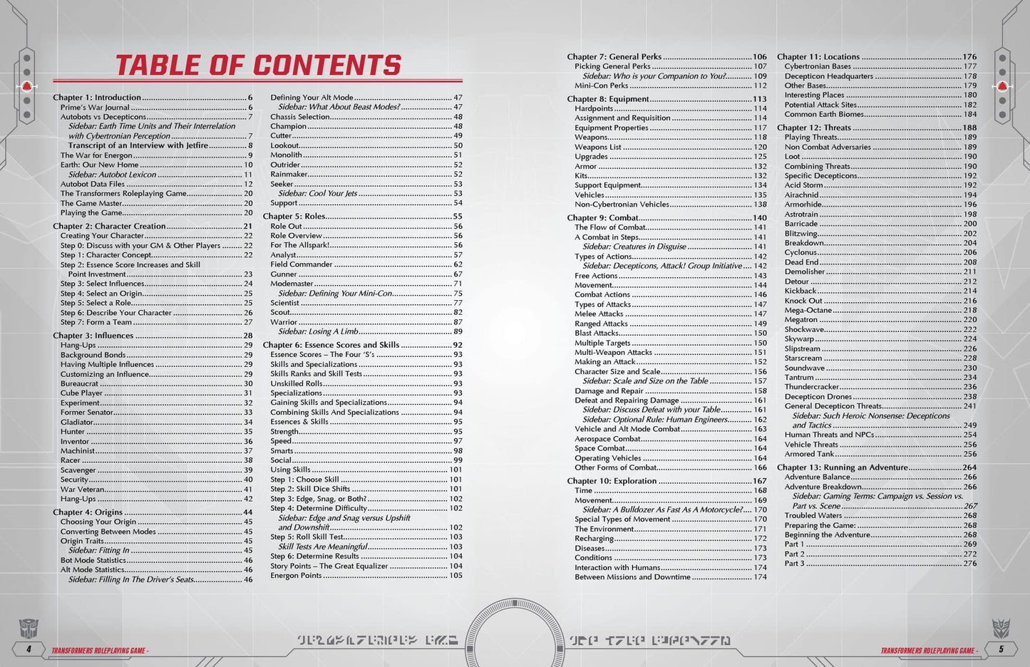 Transformers RPG Core Rulebook 8