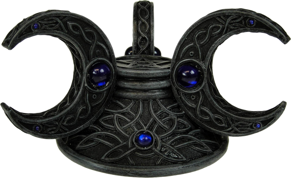 Celtic Triple Moon Crystal Ball Holder 10cm 2