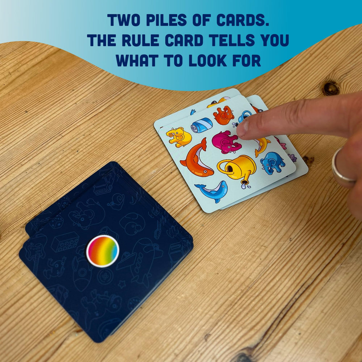 Big Fish Little Fish Game | Fast Fun Family Card Game Of Quick Reactions! | For Kids, Teens, and Adults | Ages 7+ | 2-6 players 3
