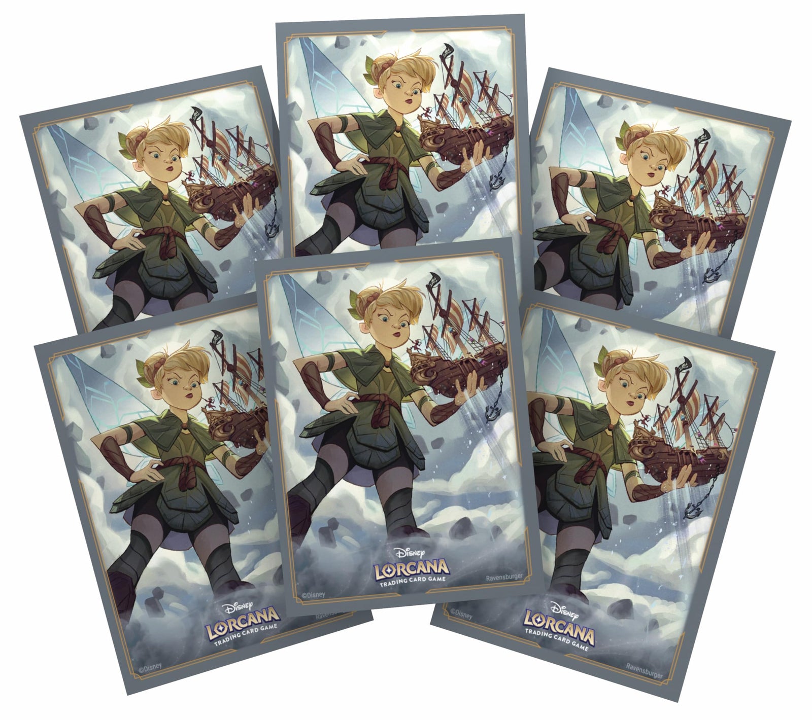 Disney Lorcana TCG Card Sleeve Pack Tinkerbell Set 8 65 ctn Trading Card Game by Ravensburger 1