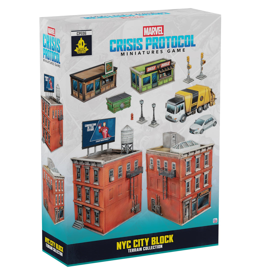 Marvel: Crisis Protocol - NYC City Block Terrain Collection 1