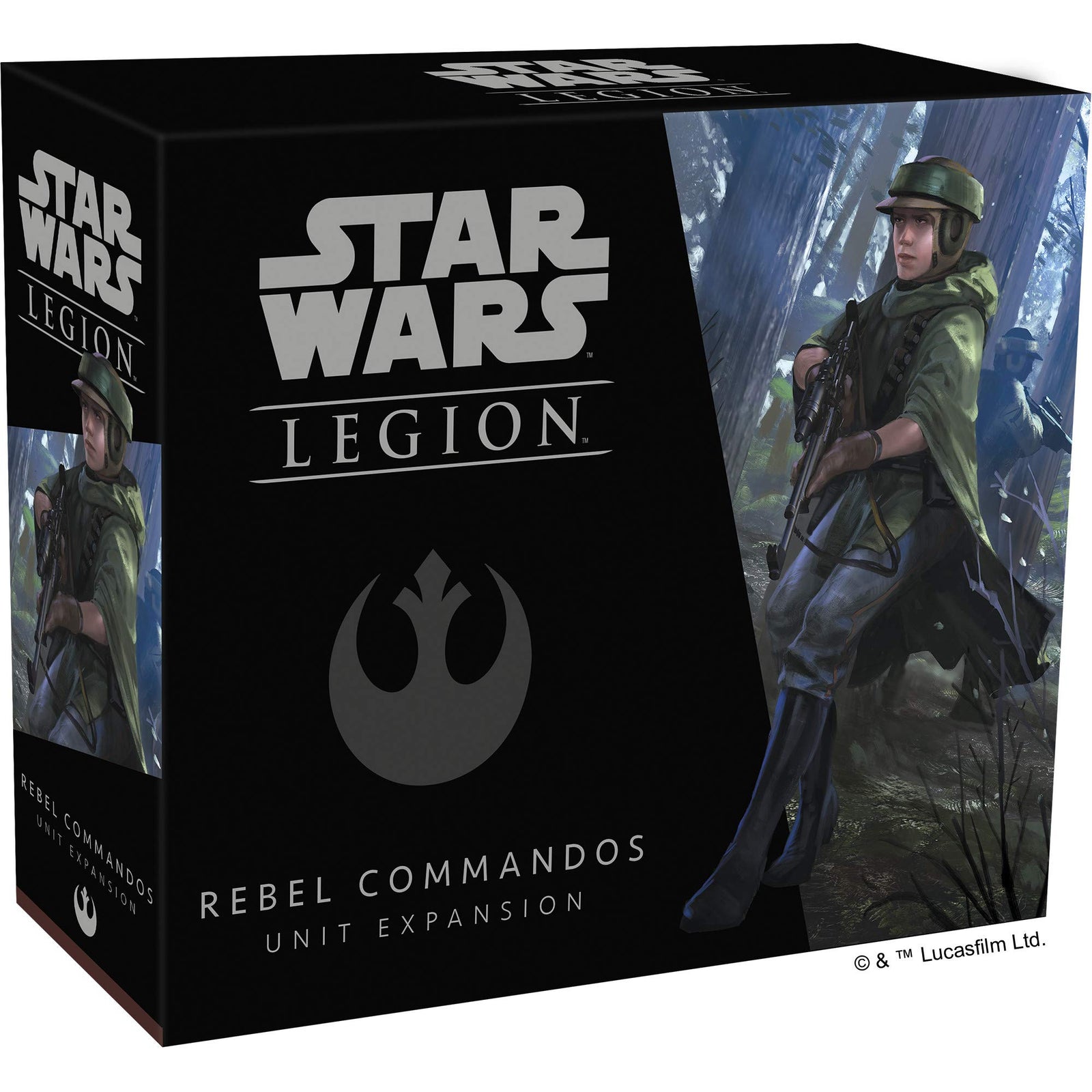 Star Wars: Legion Rebel Commandos UNIT EXPANSION - Unleash Elite Rebel Strike Teams! Tabletop Miniatures Strategy Game for Kids & Adults, Ages 14+, 2 Players, 3 Hr Playtime, Made by Atomic Mass Games 1