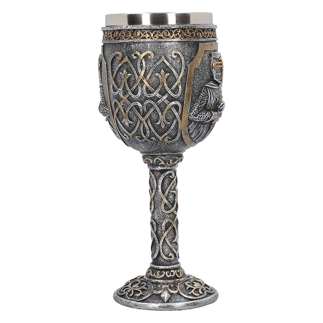 Armoured Medival Knight Soldier Goblet 19cm