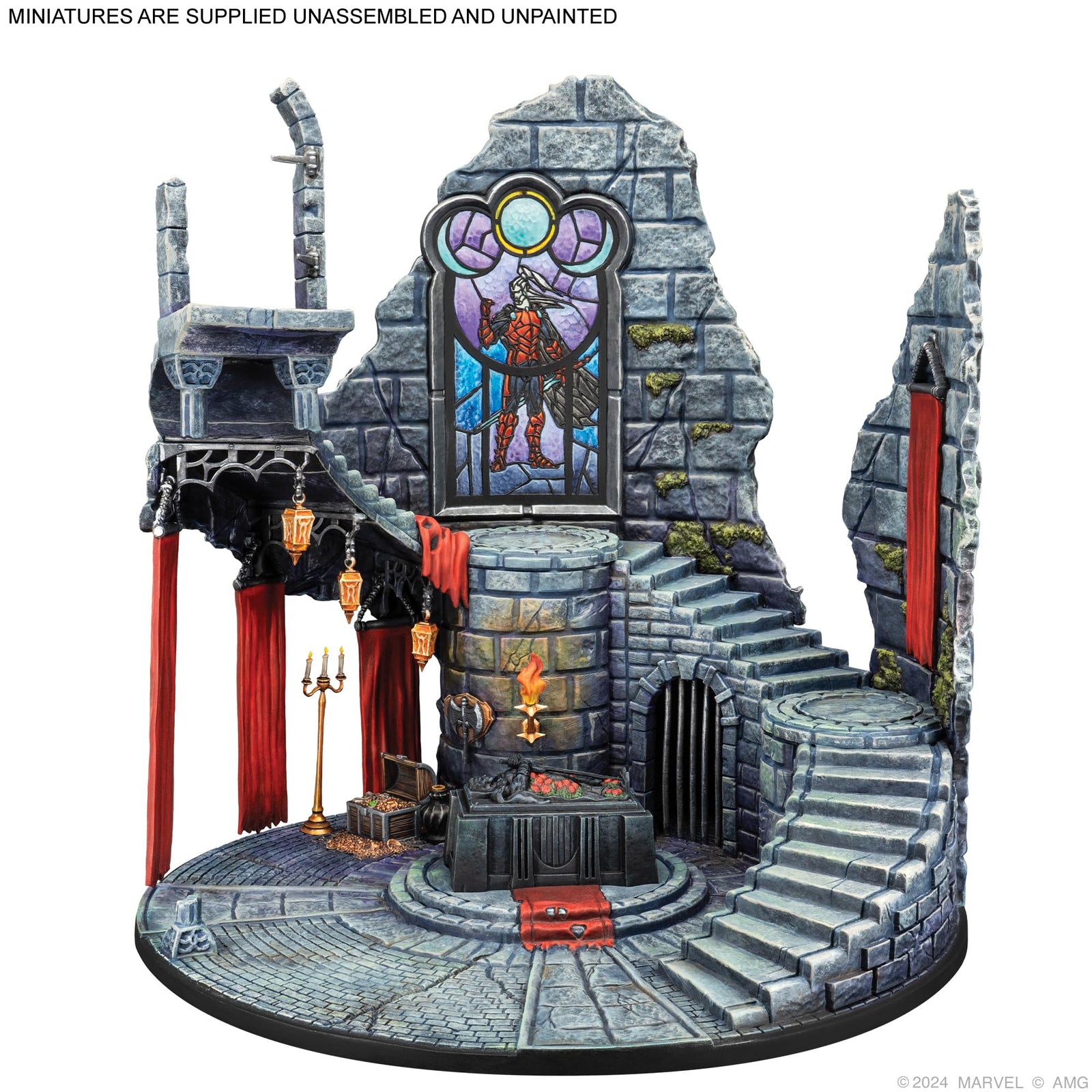 Marvel Crisis Protocol Tomb of Dracula Terrain Pack Miniatures Game 2