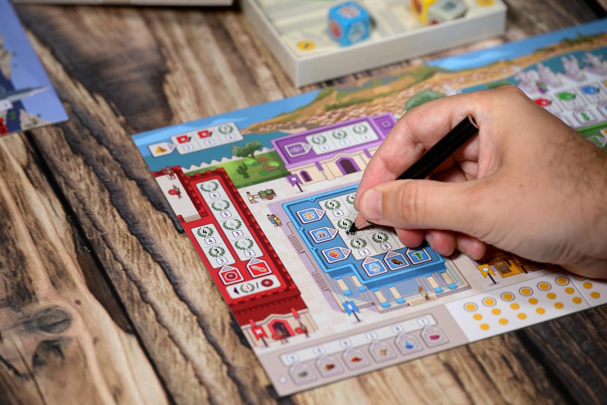 7 Wonders Dice Board Game by Repos 4