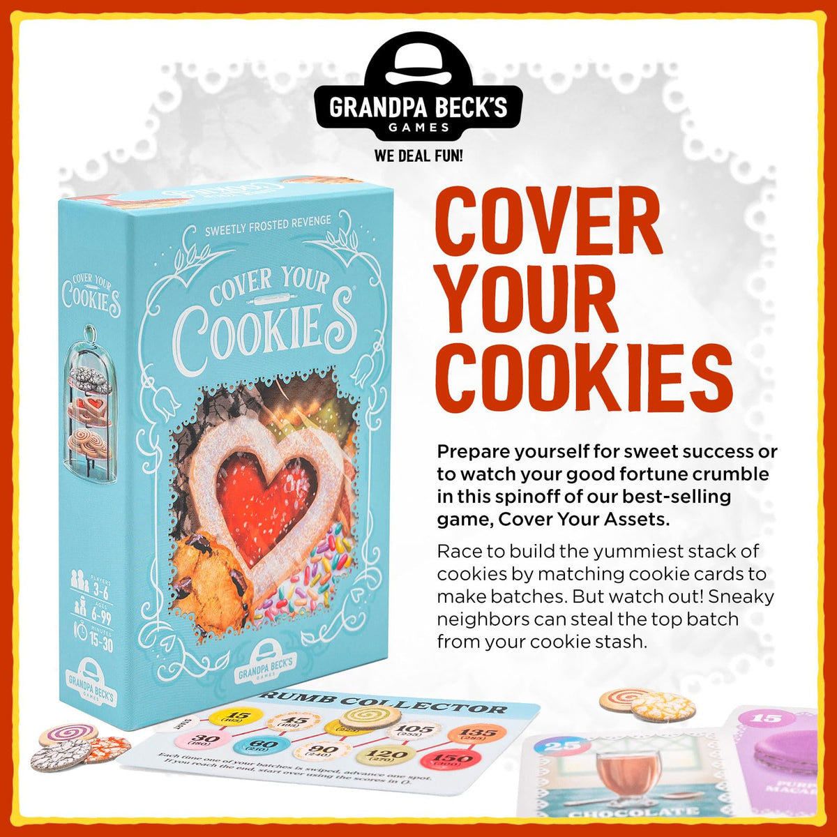 Cover Your Cookies Board Game by Grandpa Becks 3