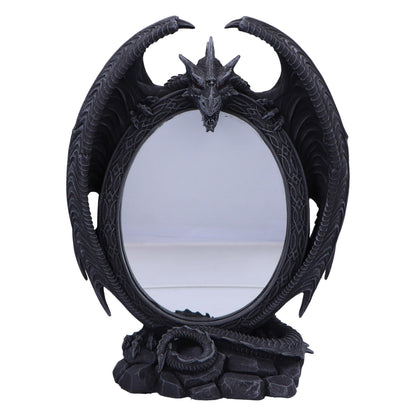 Scaled Reflection Dragon Mirror 29cm 2