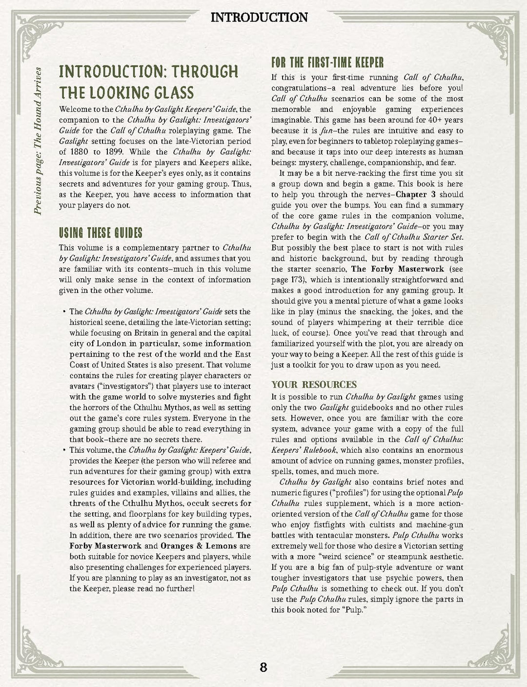Cthulhu by Gaslight: Keepers's Guide 5