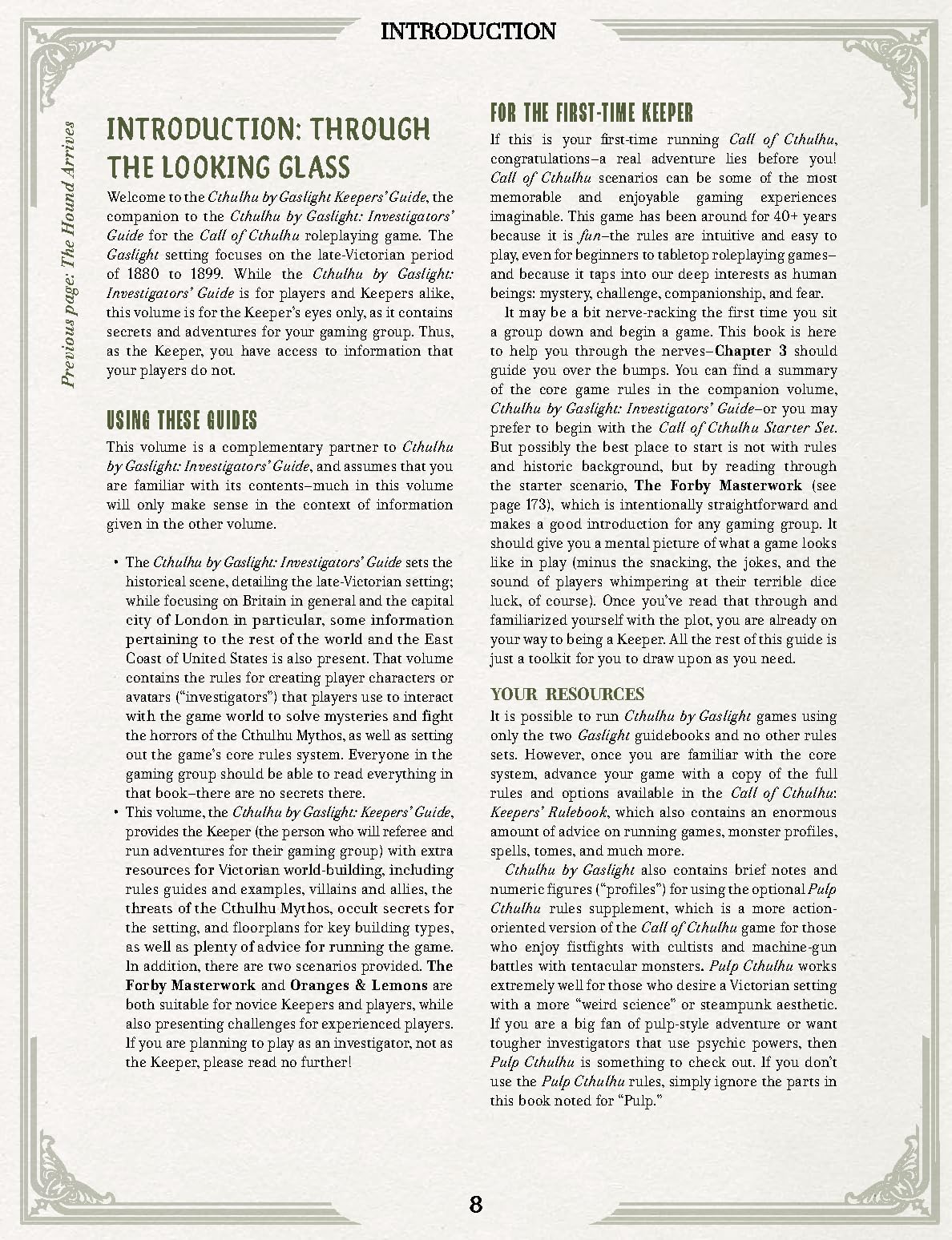 Cthulhu by Gaslight Keeperss Guide Roleplaying Game by Chaosium 5