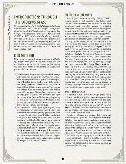 Cthulhu by Gaslight Keeperss Guide Roleplaying Game by Chaosium 5