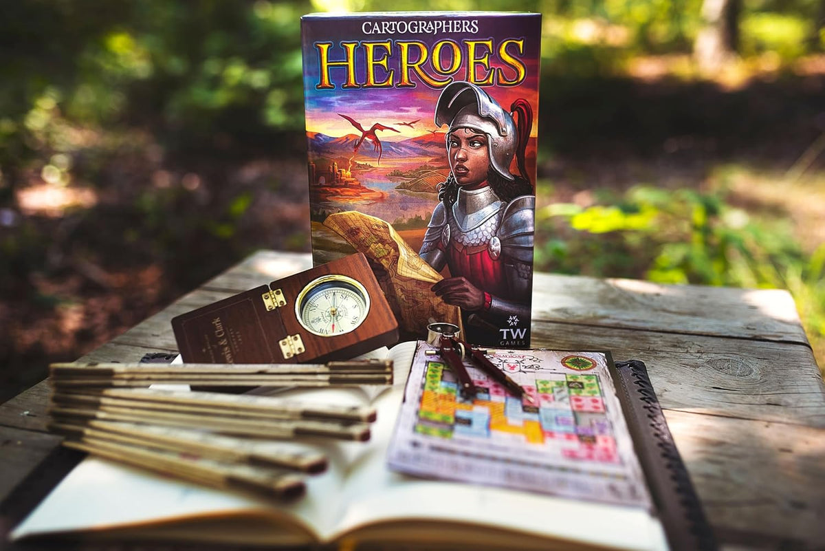 Cartographers Heroes Flip and Write Strategy Game