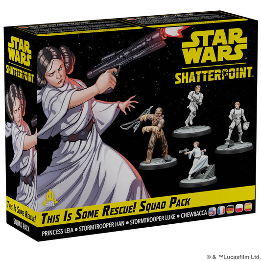 This is Some Rescue Princess Leia Squad Pack Star Wars Shatterpoint Miniature Game by Atomic Mass 1