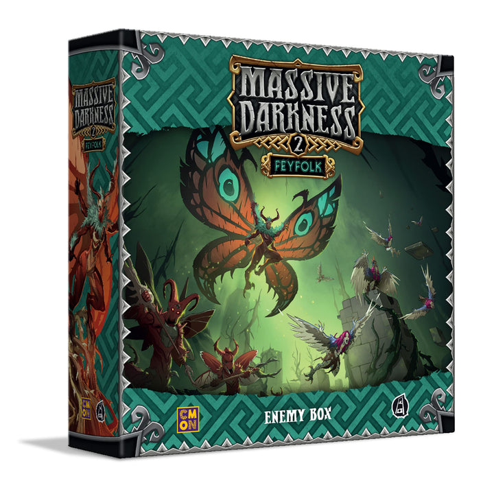 CMON Massive Darkness 2 Feyfolk Enemy Box Expansion | Tabletop Miniatures Game | Cooperative Strategy Game for Adults and Teens | Ages 14+ | 1-6 Players | Average Playtime 60 Minutes | Made by CMON