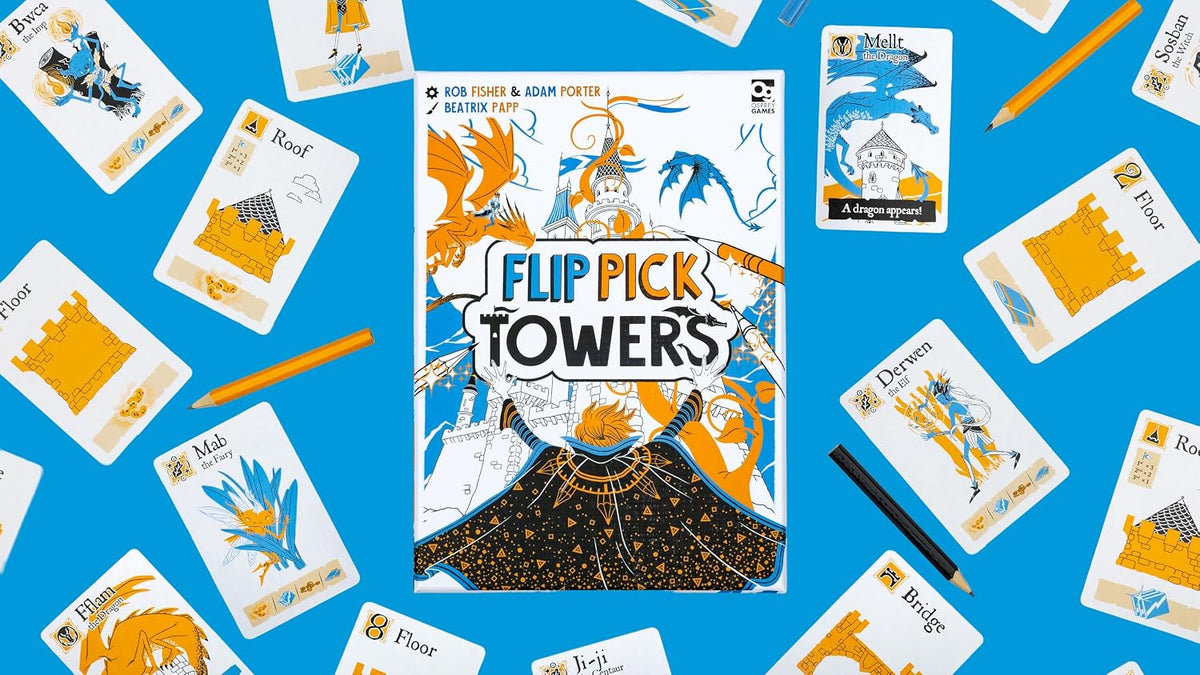 Flip Pick Towers Board Game