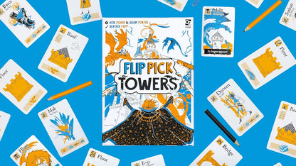 Flip Pick Towers Board Game