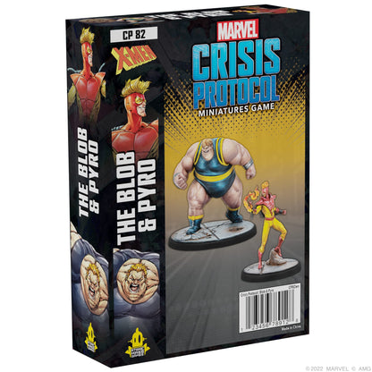 Marvel Crisis Protocol The Blob and Pyro Character Pack New Mutant Additions 1