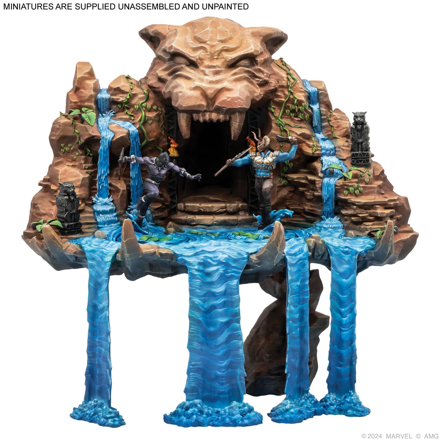 Atomic Mass Games Marvel: Crisis Protocol Battle for The Throne Rival Panels - Wakanda Showdown! Tabletop Superhero Game, Ages 14+, 2 Players, 90 Minute Playtime, Made 3