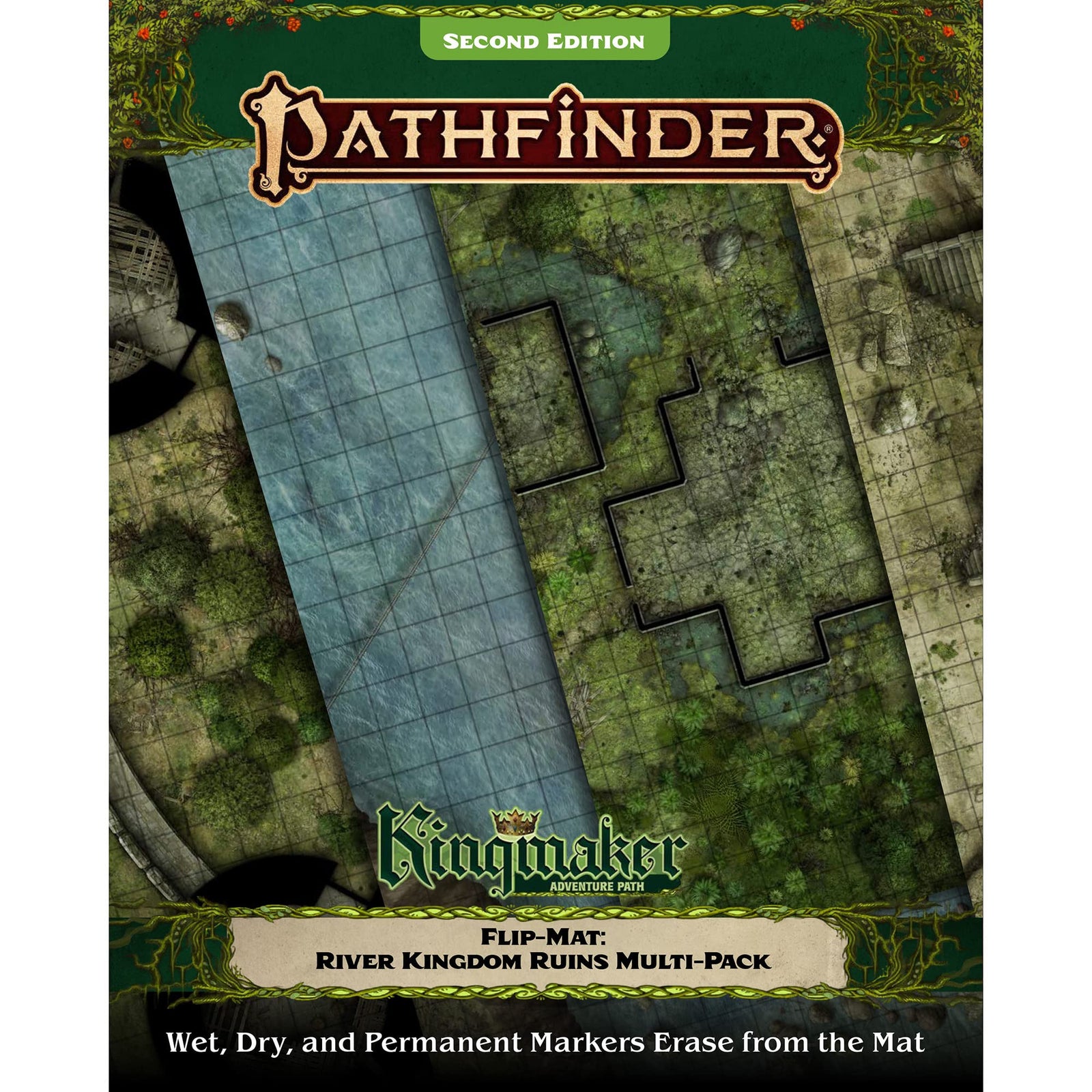 Pathfinder Flip-Mat: Kingmaker Adventure Path River Kingdoms Ruins Multi-Pack 2