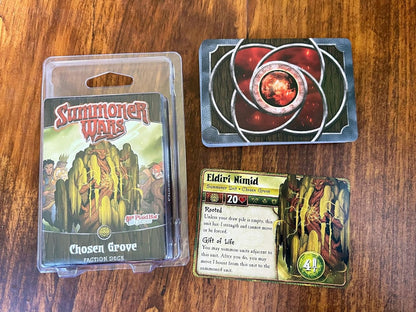 Summoner Wars Chosen Grove Faction Deck Board Game