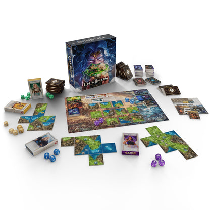 Lucky Duck Games Divinus Board Game - Become a Demigod in a Campaign of Greek vs. Norse Gods! Legacy Tile-Laying Strategy Game for Kids & Adults, Ages 10+, 2-4 Players, 45-60 Min Playtime 2