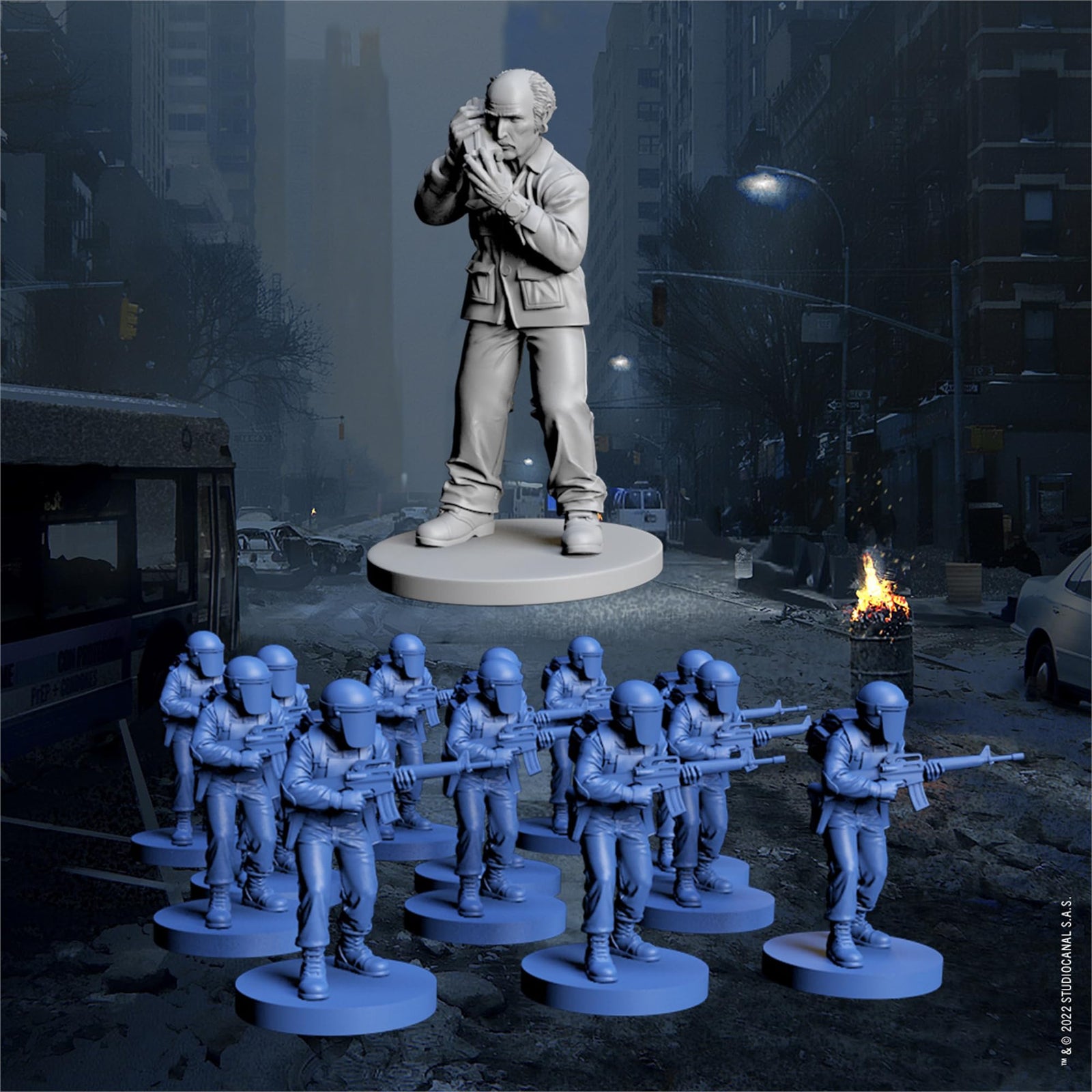 Pendragon Studios: Escape from New York: US Police Forces - Expansion - Hero Strategy Board Game Baed On The Movie, Ages 14+, 1-5 Players, 60 min 2