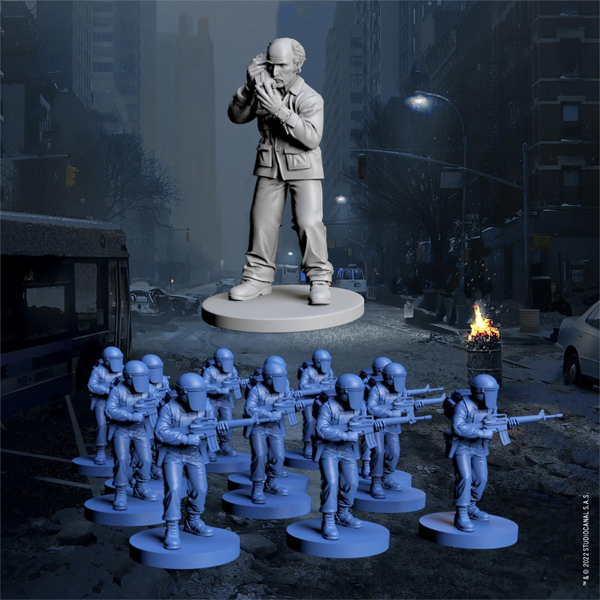 Pendragon Studios: Escape from New York: US Police Forces - Expansion - Hero Strategy Board Game Baed On The Movie, Ages 14+, 1-5 Players, 60 min 2