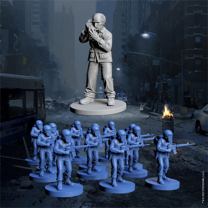 Pendragon Studios: Escape from New York: US Police Forces - Expansion - Hero Strategy Board Game Baed On The Movie, Ages 14+, 1-5 Players, 60 min 2