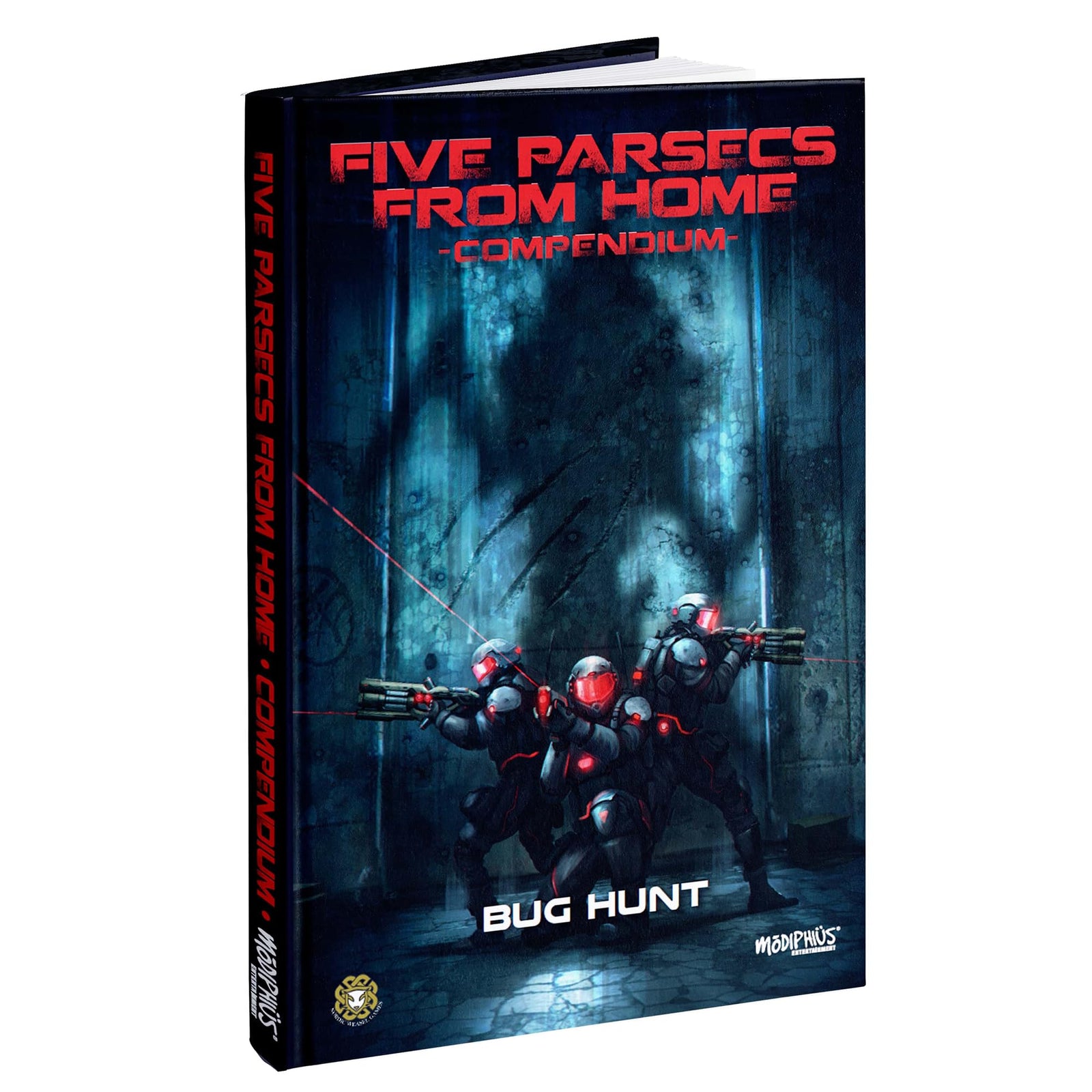 Modiphius Entertainment: Five Parsecs from Home: Compendium - Bug Hunt - Hardcover RPG Book, Sci-Fi Campaign, Solo Adventure War Tabletop Game 1