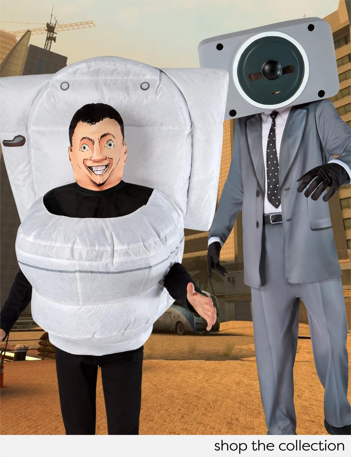 Skibidi Toilet Inflatable Costume for Kids 5