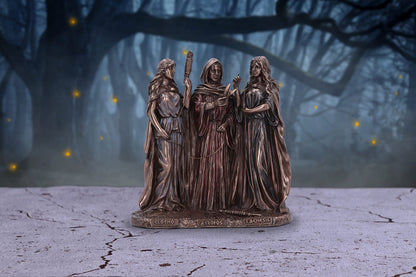 The Three Fates of Destiny Bronze Ornament 19cm 7