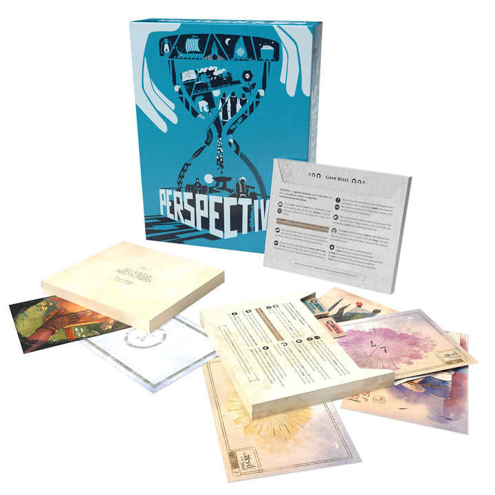 Space Cowboys Perspectives (Blue Box) - Mystery Game, Cooperative Storytelling Game, Collaborative Detective Game for Kids & Adults, Ages 12+, 2-6 Players, 90 Minute Playtime, Made