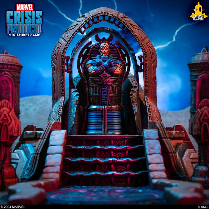 Marvel: Crisis Protocol Rejuvenation Chamber Terrain & Ultimate Encounter Pack - Apocalypse-Themed Set! Tabletop Superhero Game, Ages 14+, 2 Players, 90 Min Playtime