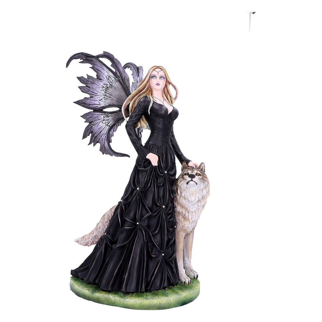 Loveta Large Wolf and Fairy Ornament 58.5cm