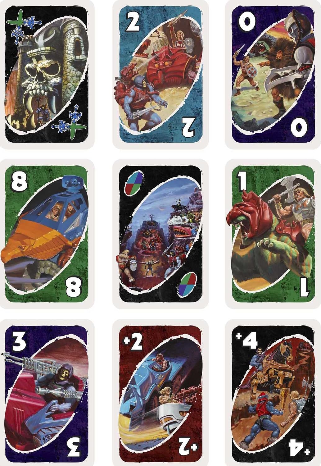 UNO Masters of the Universe Card Game Mattel