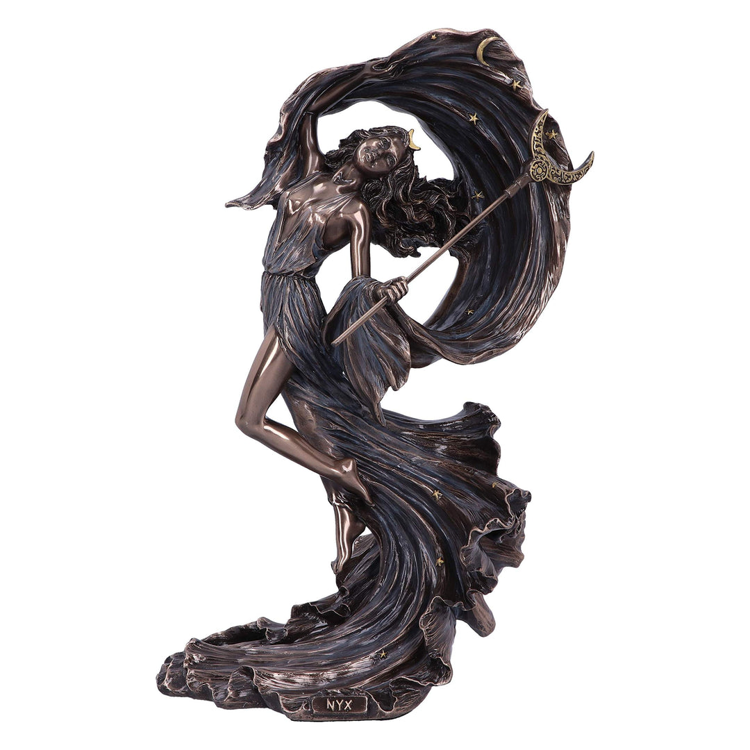 Bronze Nyx Greek Goddess of the Night Starry Sky Figurine 27.5cm