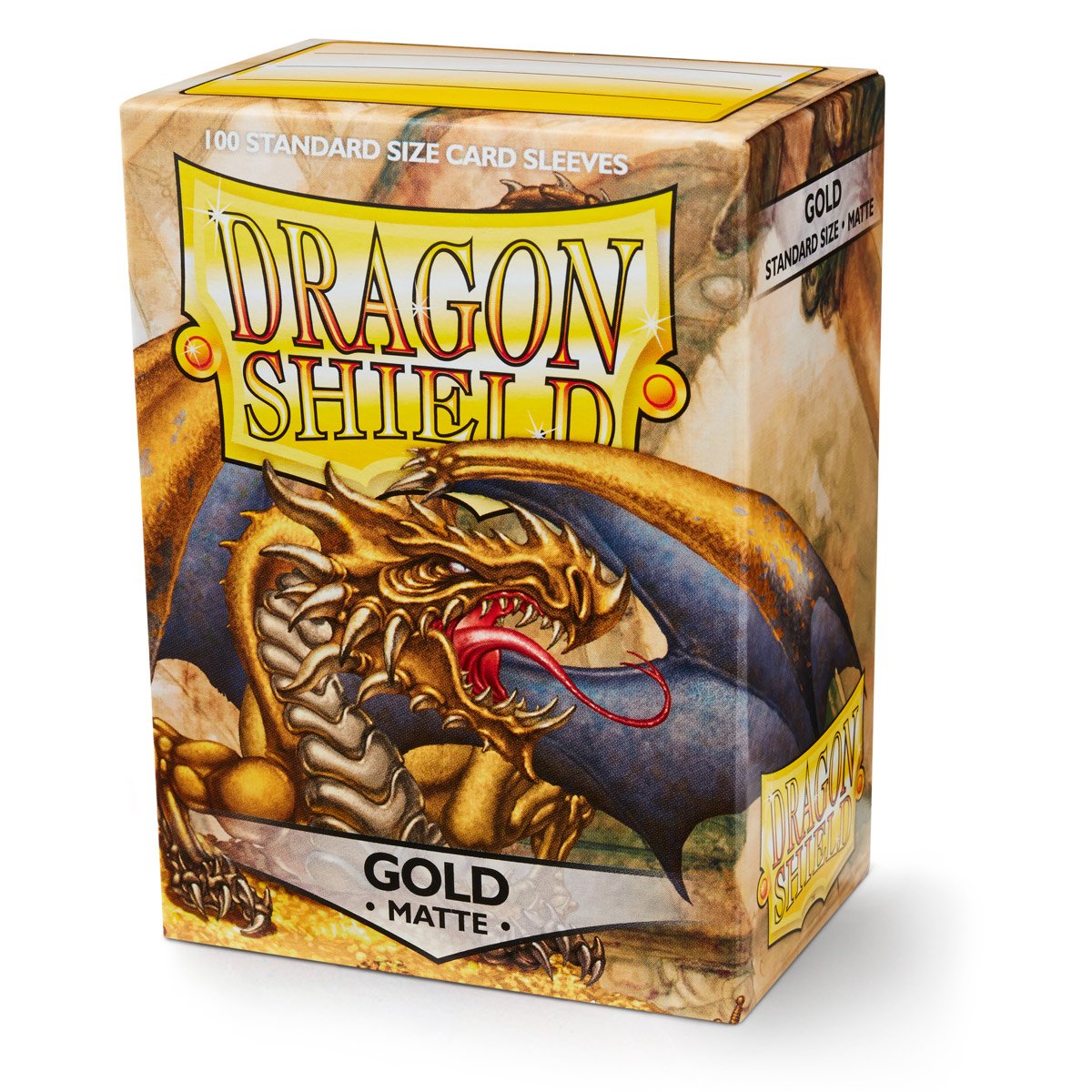 Dragon Shield Matte Gold 100 Card Sleeve by Arcane Tinmen 4