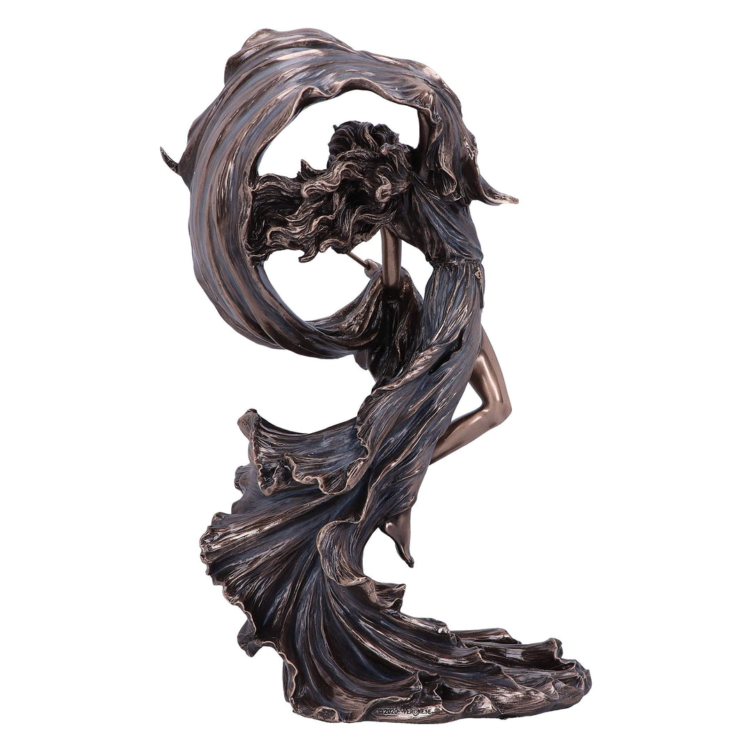 Bronze Nyx Greek Goddess of the Night Starry Sky Figurine 27.5cm