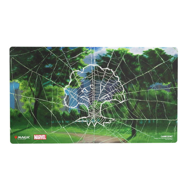 Gamegenic MTG Marvel's Spider-Man Shiny Playmat- Spider-Man Forest 1