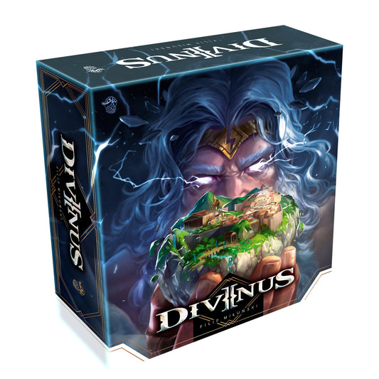 Lucky Duck Games Divinus Board Game - Become a Demigod in a Campaign of Greek vs. Norse Gods! Legacy Tile-Laying Strategy Game for Kids & Adults, Ages 10+, 2-4 Players, 45-60 Min Playtime 1