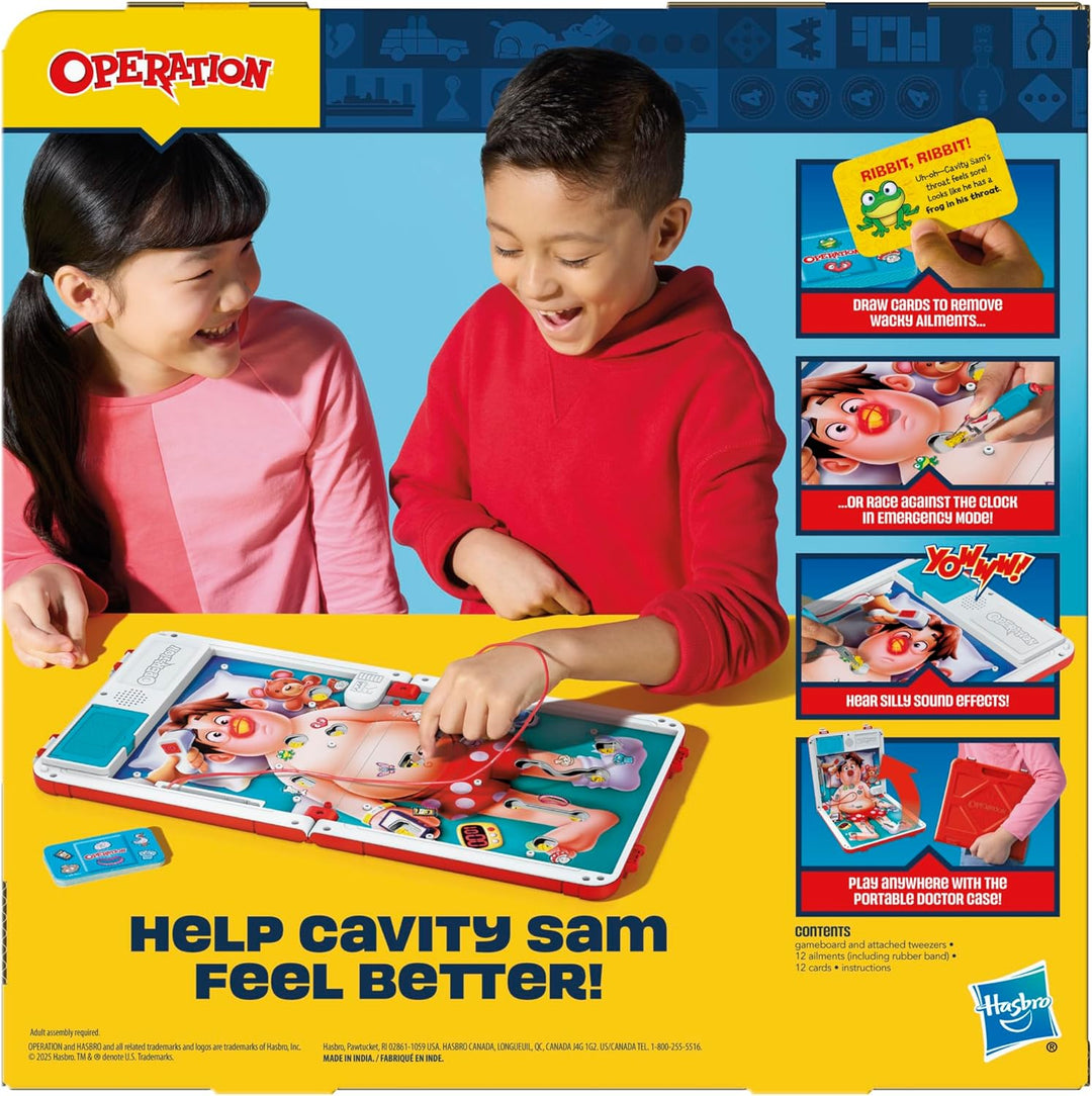 Classic Operation Board Game by Hasbro