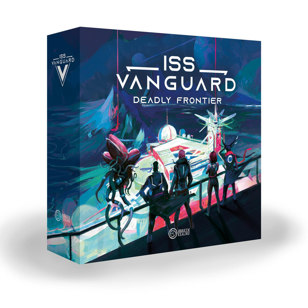 ISS Vanguard: Deadly Frontier Campaign Expansion - New Challenges & Adventures! Cooperative Sci-Fi Strategy Game, Ages 14+, 1-4 Players, 90-120 Min Playtime, Made by Awaken Realms