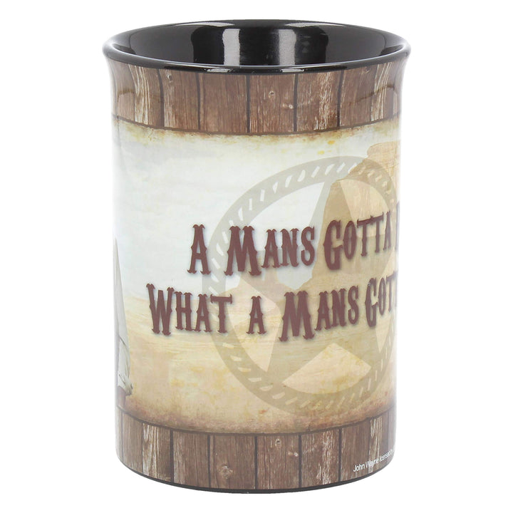 John Wayne Mug A Mans Gotta Do 16oz Officially Licensed