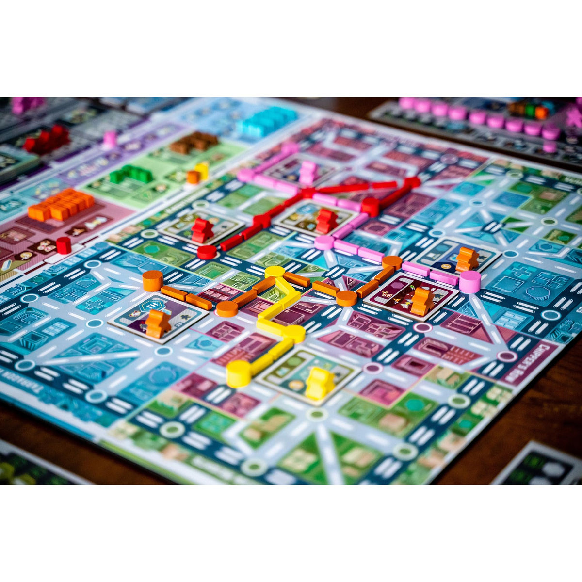 Inside Up Games: Terminus - City Subway Line Building Board Game, Resource Management, Marketplace Economy, Rondel Action Loop, Ages 14, 1-5 Players 3