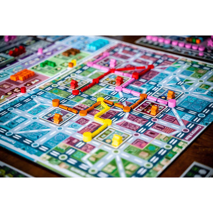 Inside Up Games: Terminus - City Subway Line Building Board Game, Resource Management, Marketplace Economy, Rondel Action Loop, Ages 14, 1-5 Players 3