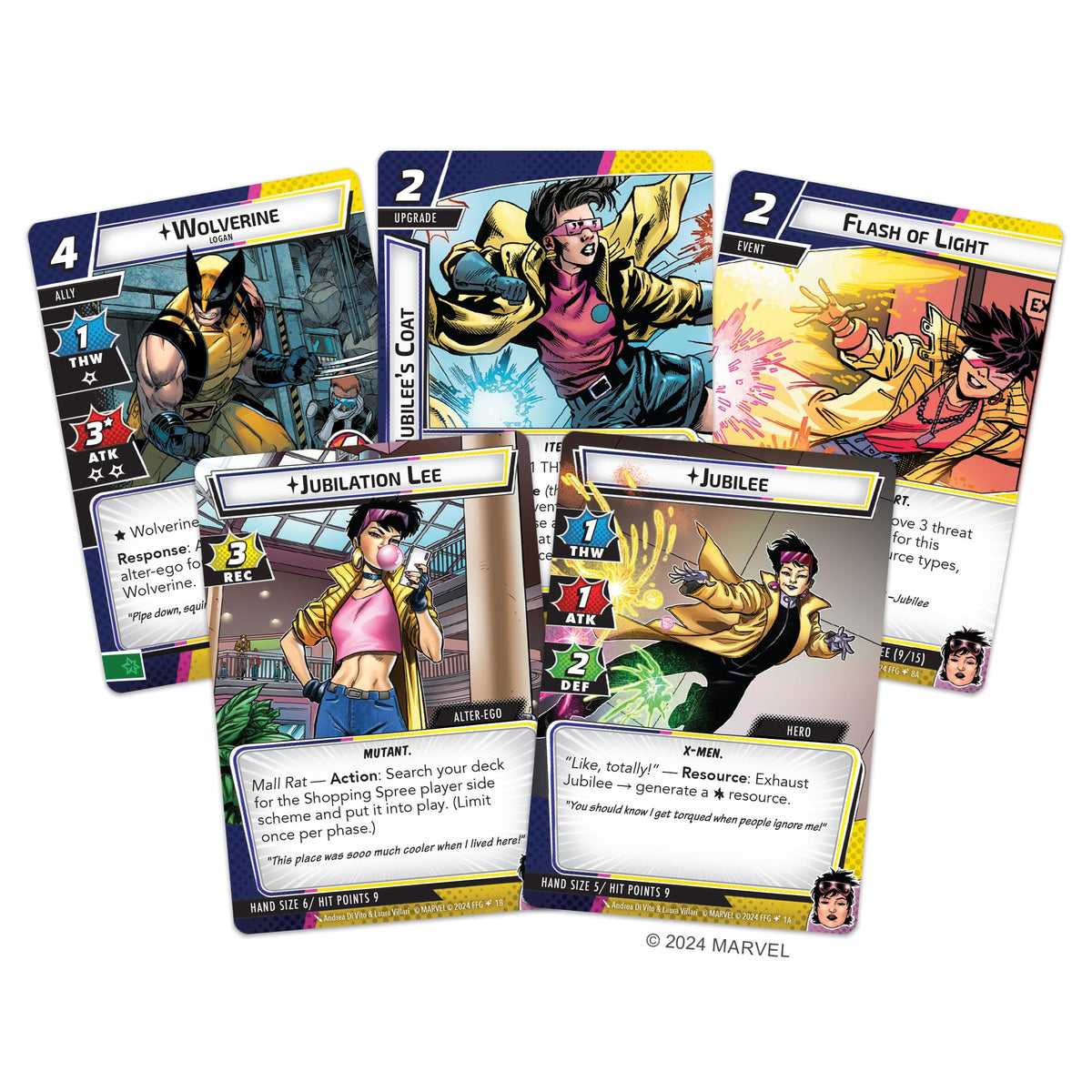 Fantasy Flight Games Marvel Champions The Card Game Jubilee Hero Pack - Superhero Strategy Game, Cooperative Game for Kids and Adults, Ages 14+, 1-4 Players, 45-90 Minute Playtime 2