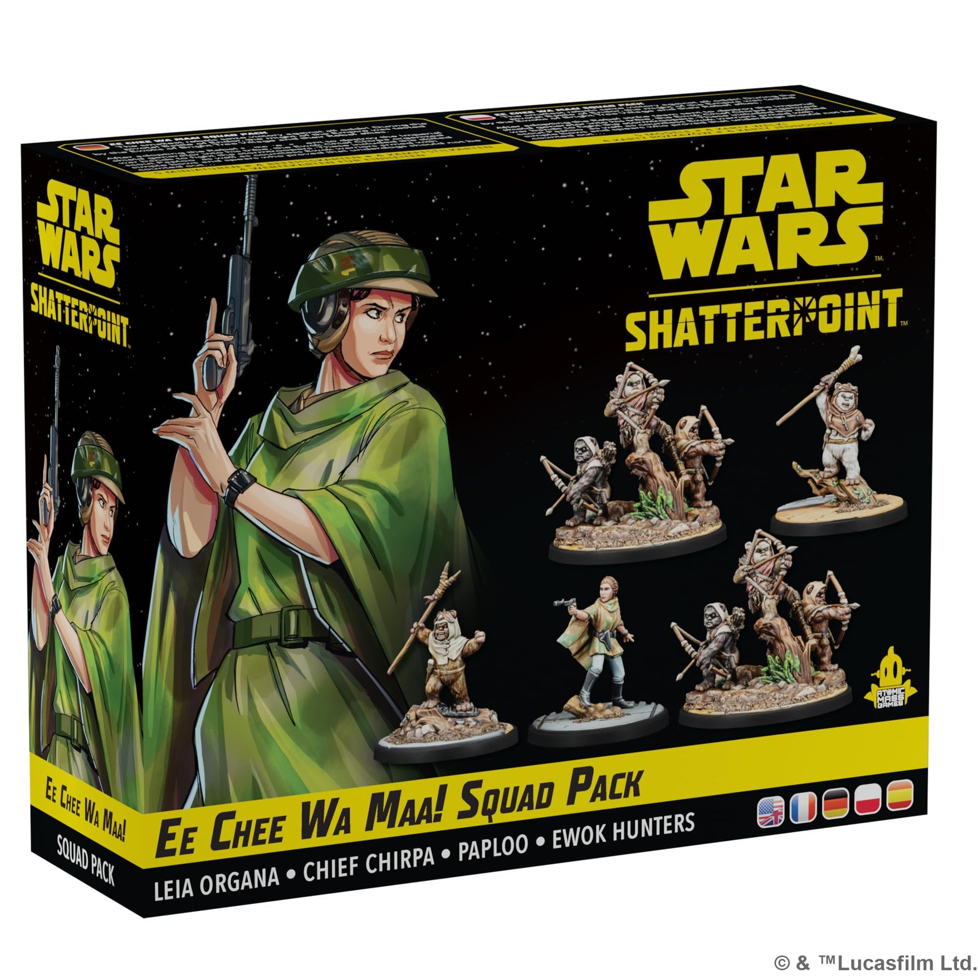 Atomic Mass Games Star Wars Shatterpoint Ee Chee Maa! Squad Pack - Tabletop Miniatures Game, Strategy Game for Kids and Adults, Ages 14+, 2 Players, 90 Minute Playtime, Made 1