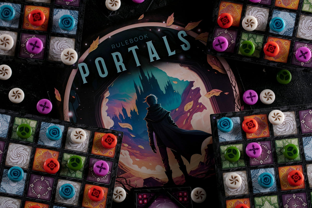 Portals Board Game | Abstract Strategy | Ages 10 and up | 1–4 Players | Average Playtime 40–80 Min | 4