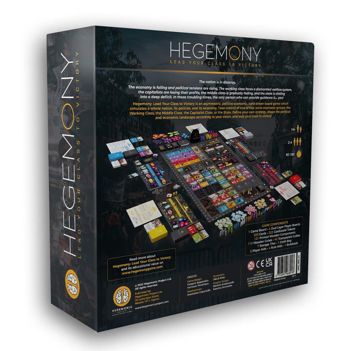 Hegemony: Lead Your Class to Victory - Unique Asymmetric Card Driven Game, Political Economic Board Game, Ages 14+, 2-4 Players