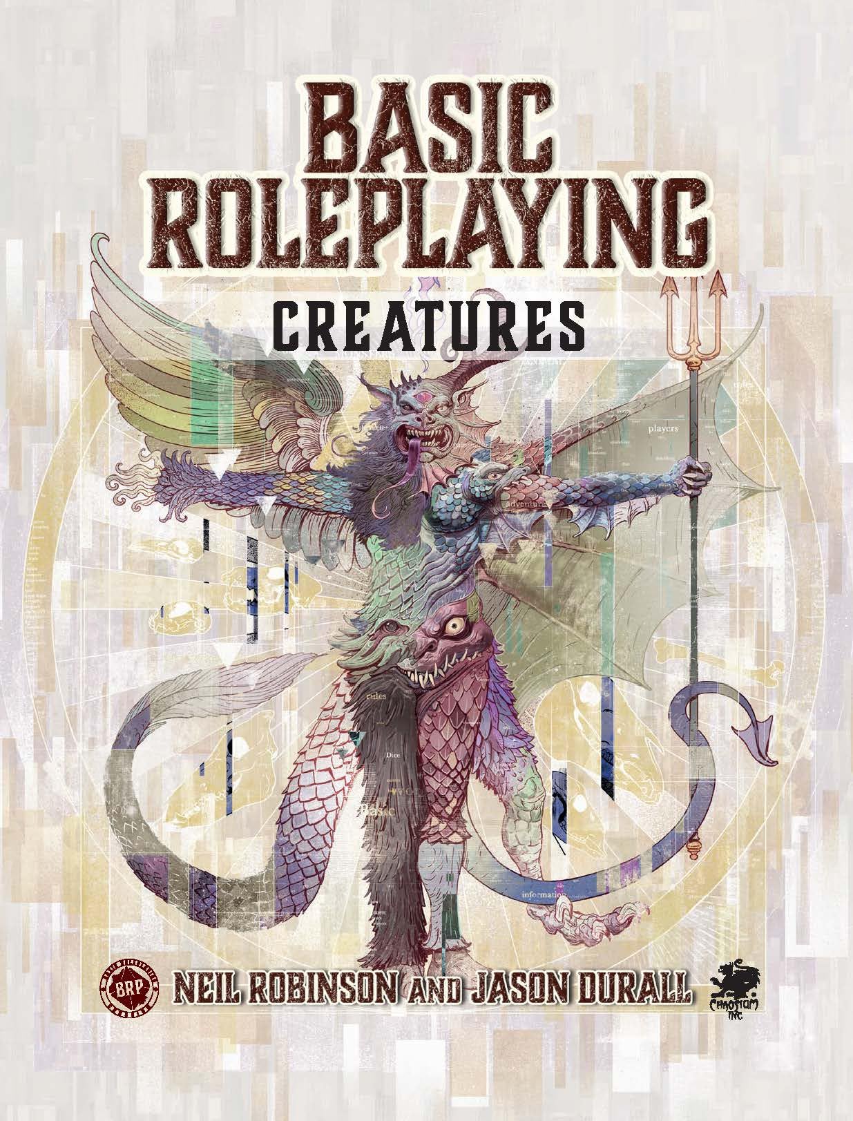 Basic Roleplaying Creatures Roleplaying Game by Chaosium 1