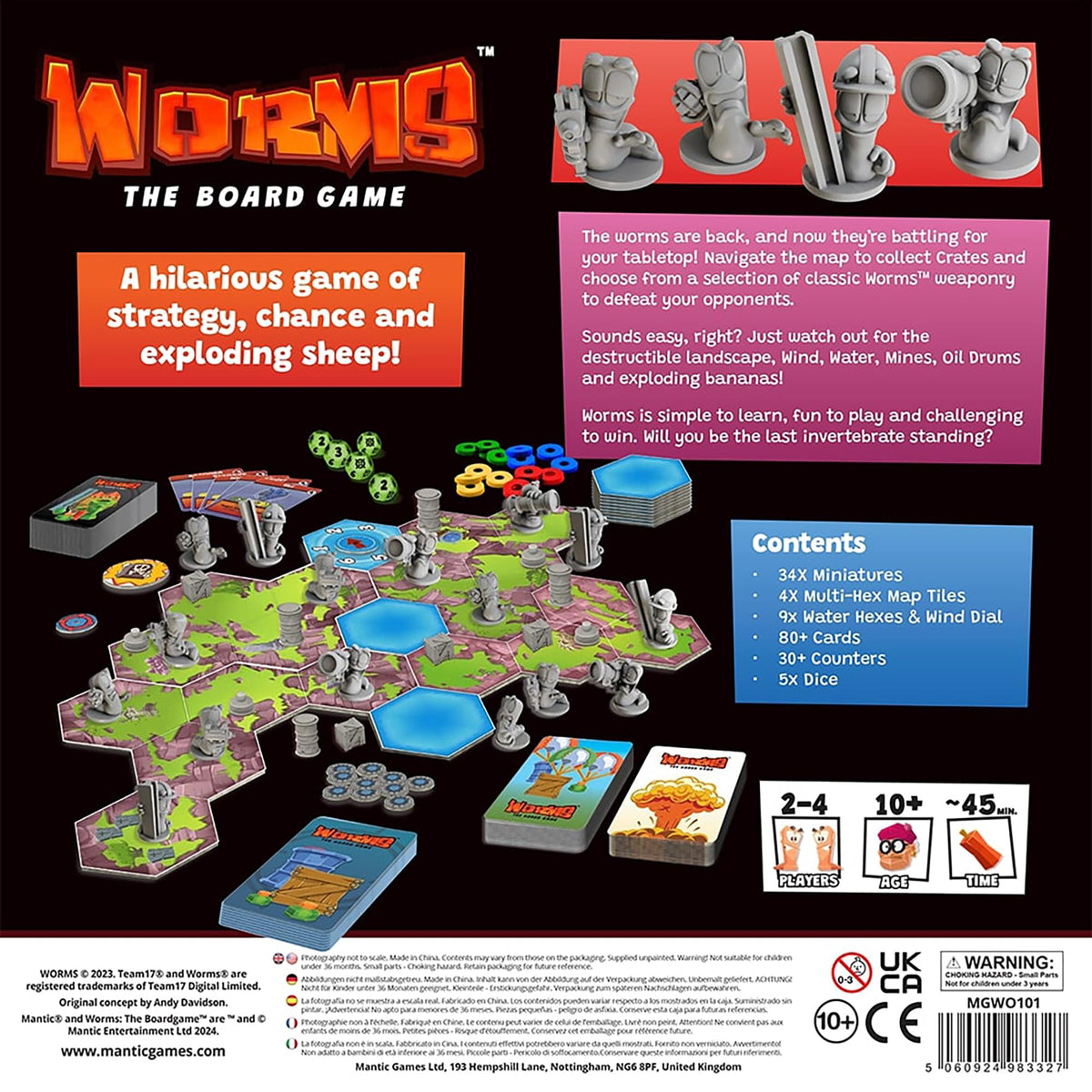 Worms the Board Game by Mantic Games 2